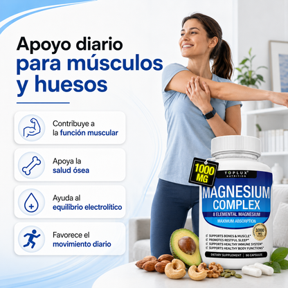 Complejo de magnesio 8 en 1 🇺🇸 Producto 100% Americano